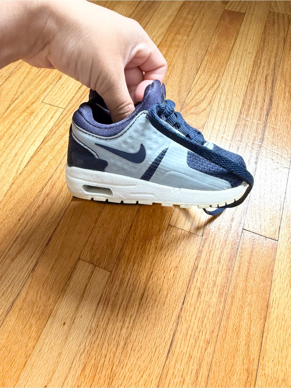 Nike Air Max Zero Toddler Shoes Size 4C Blue